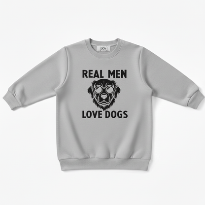 Real Men Love Dogs Graphic Crewneck C1096
