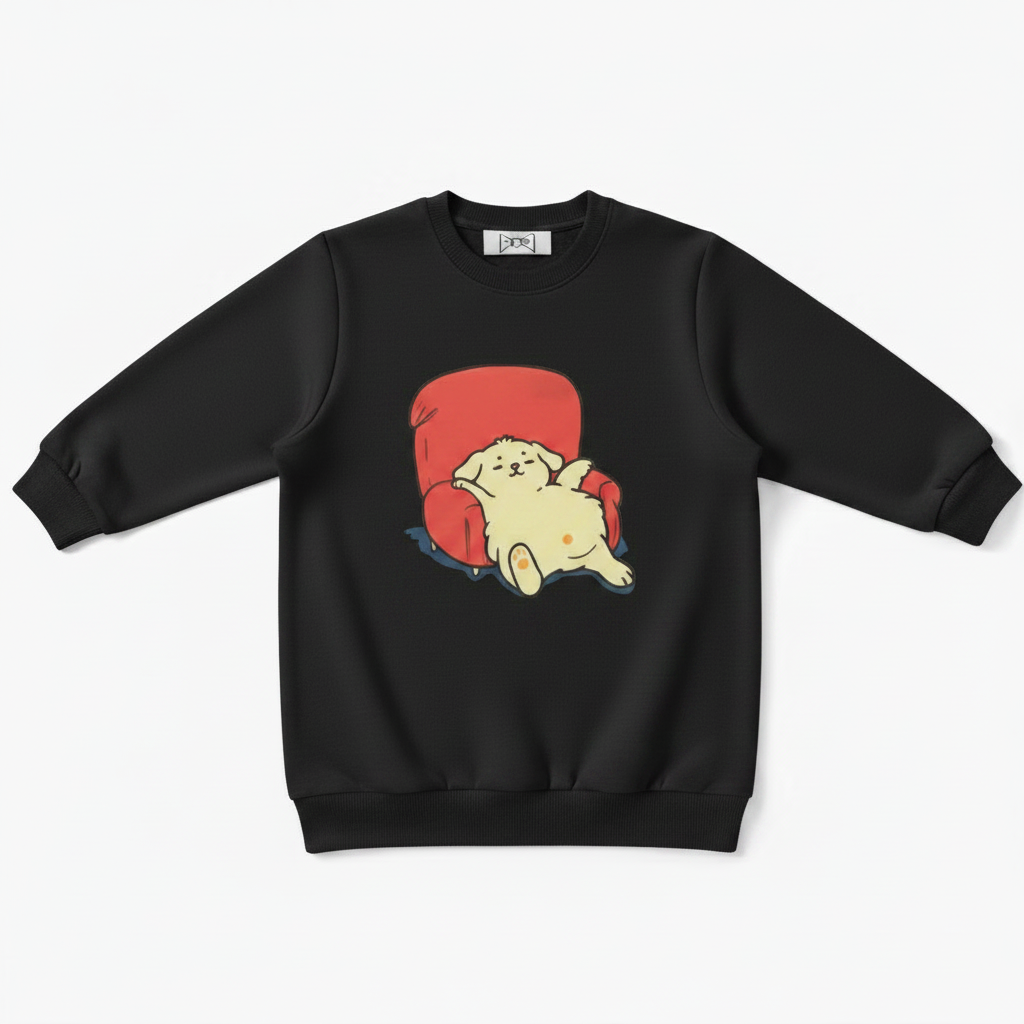 Lazy Dog Red Armchair Cozy Crewneck C1115