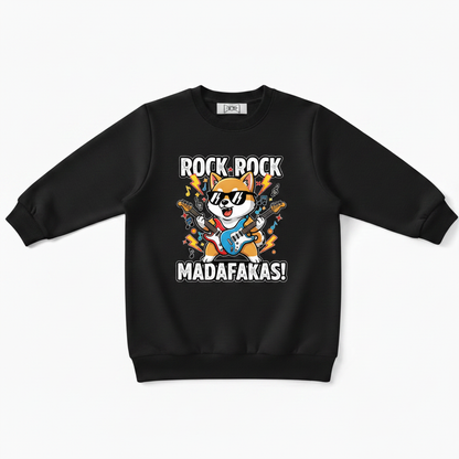 Rock Rock Madafakas Shiba Guitar Crewneck C1117