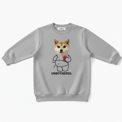 Unbothered Shiba Inu Meme Crewneck C1118