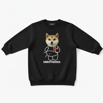Unbothered Shiba Inu Meme Crewneck C1118