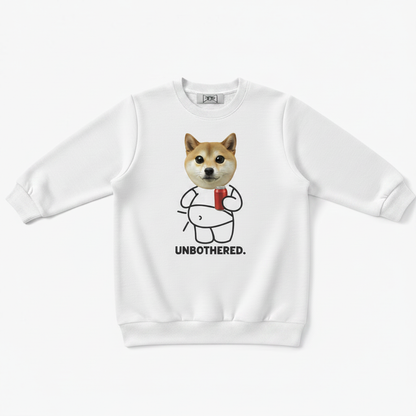 Unbothered Shiba Inu Meme Crewneck C1118