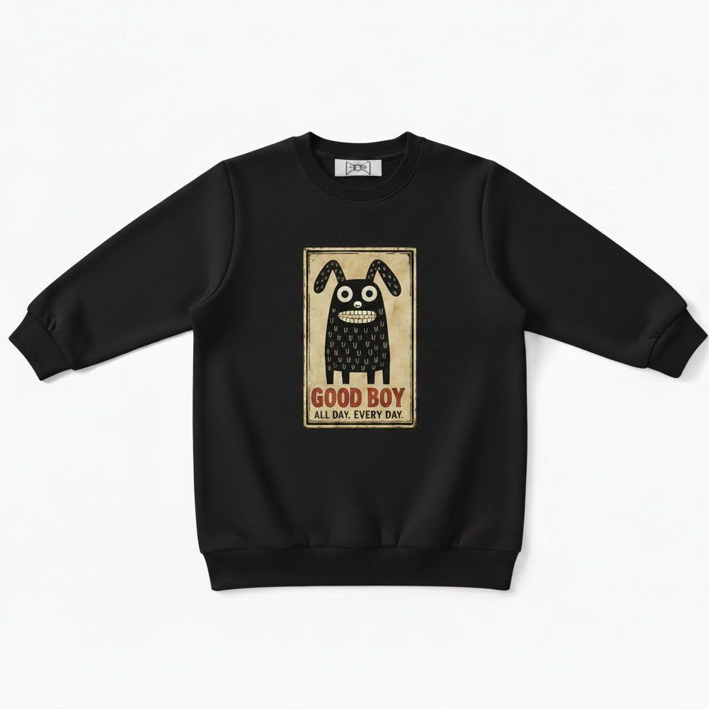 Good Boy All Day Vintage Crewneck C1124