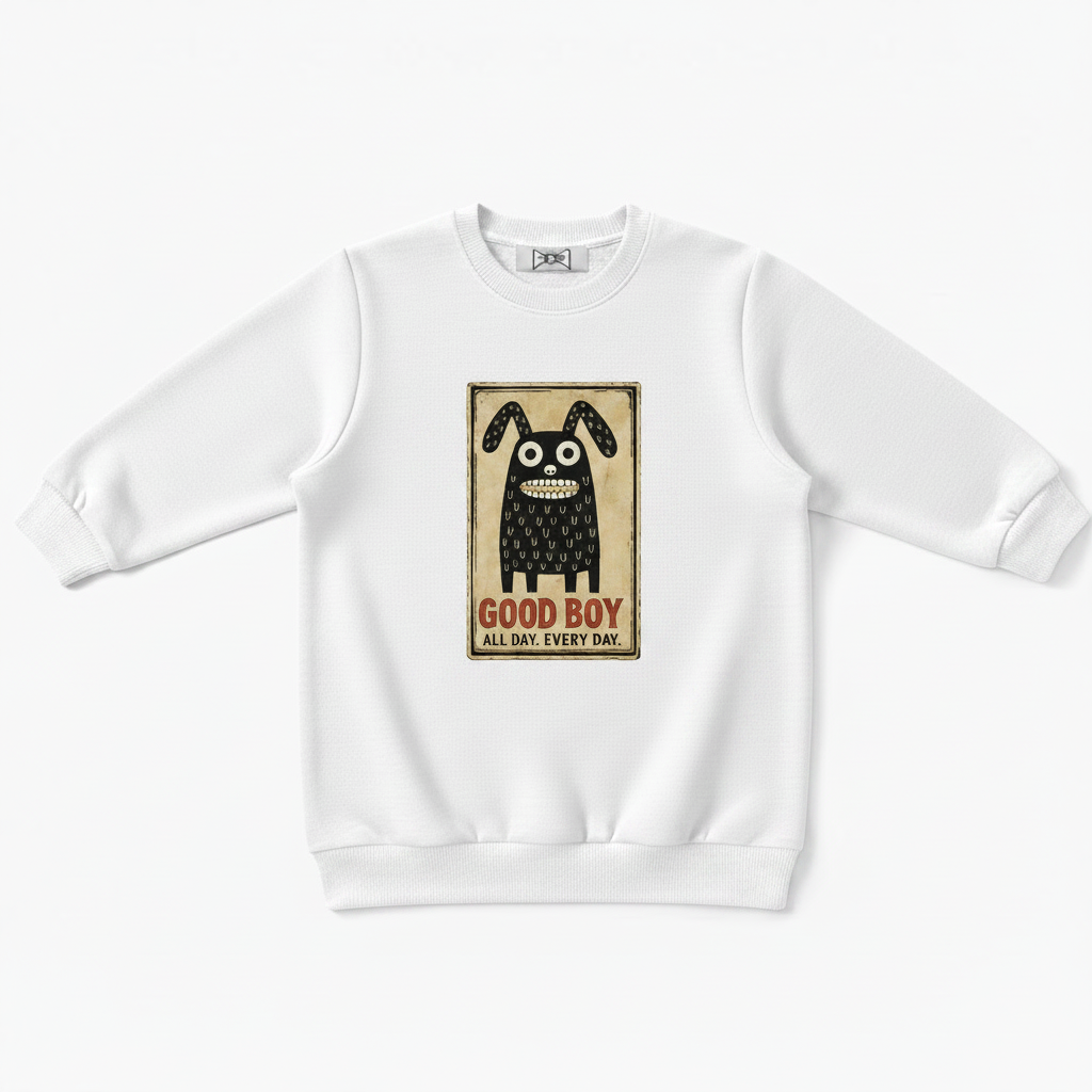 Good Boy All Day Vintage Crewneck C1124
