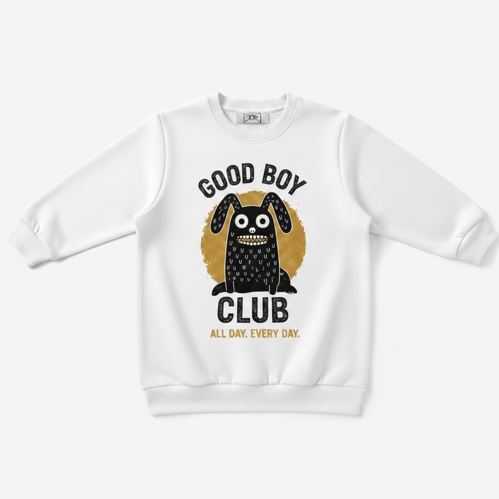 Good Boy Club All Day Crewneck C1125