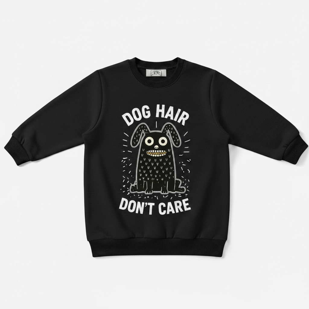 Dog Hair Don't Care Doodle Crewneck C1127