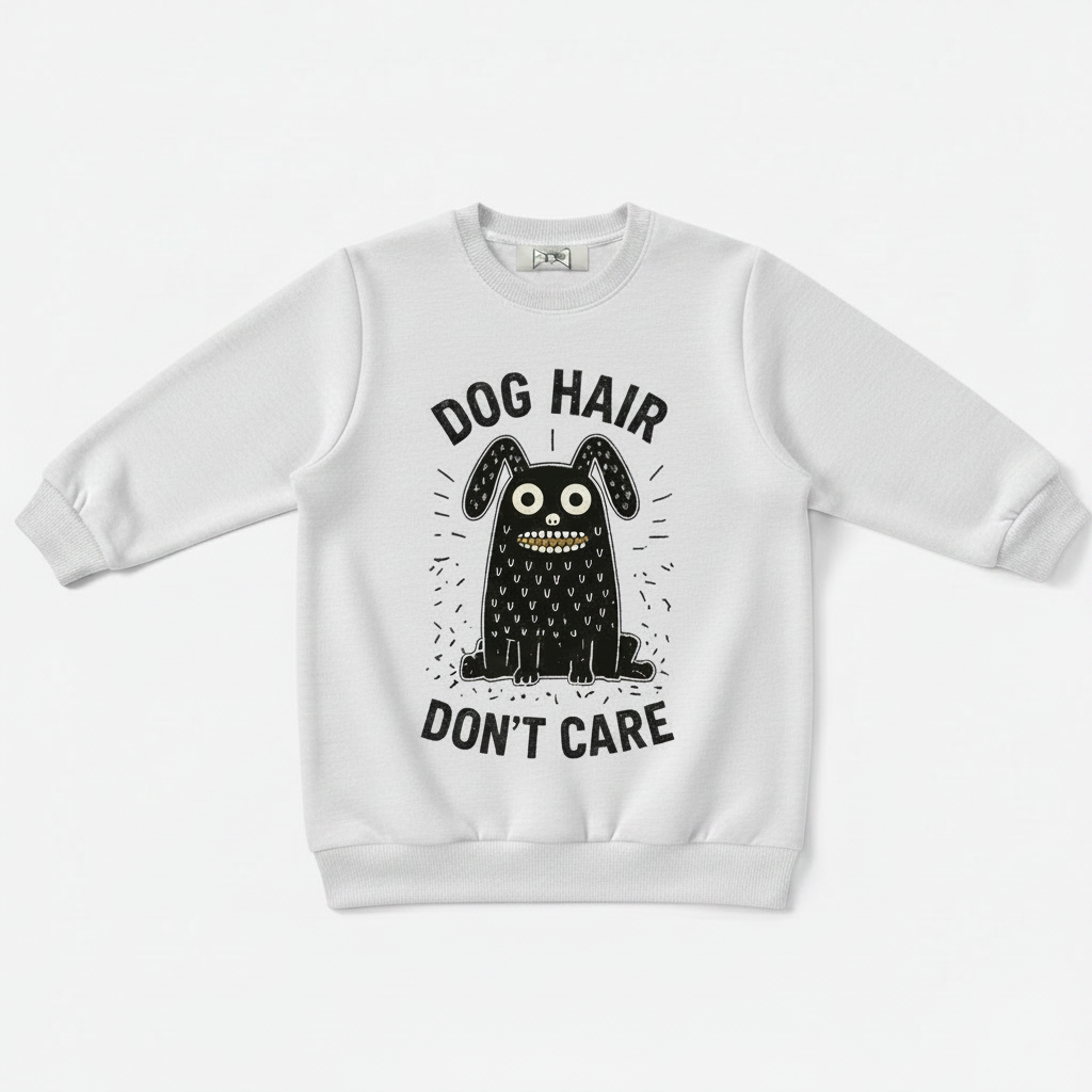 Dog Hair Don't Care Doodle Crewneck C1127