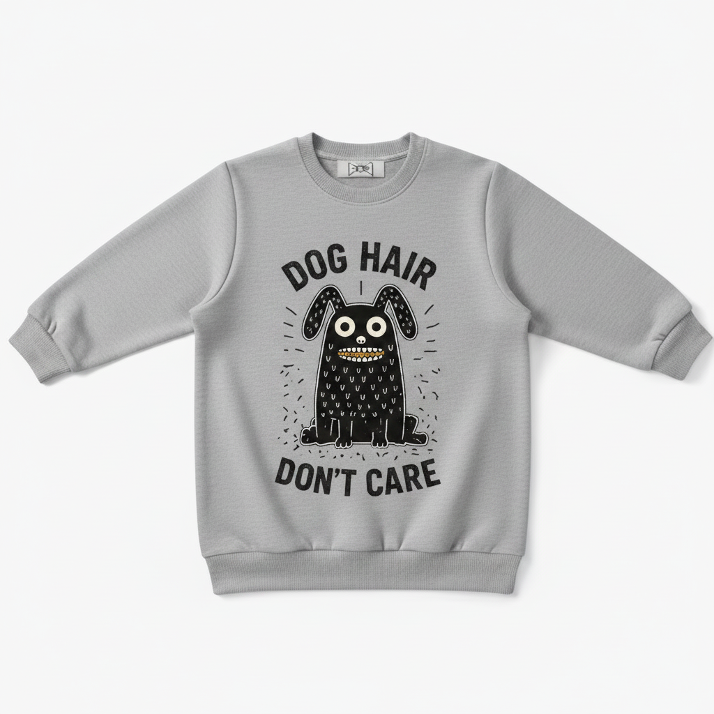 Dog Hair Don't Care Doodle Crewneck C1127