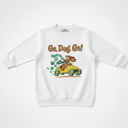 Go Dog Go Vintage Racing Car Crewneck C1128