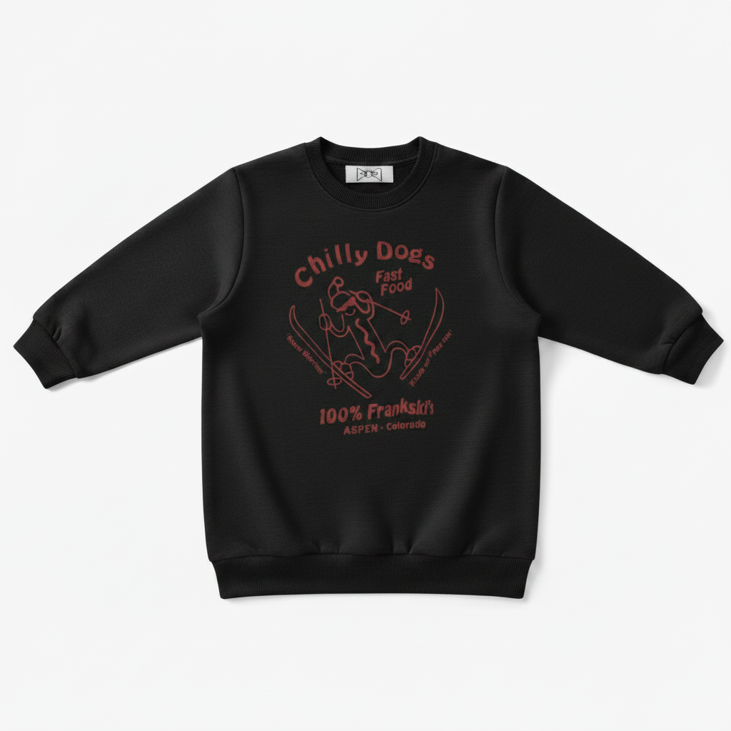 Chilly Dogs Ski Aspen Vintage Crewneck C1129