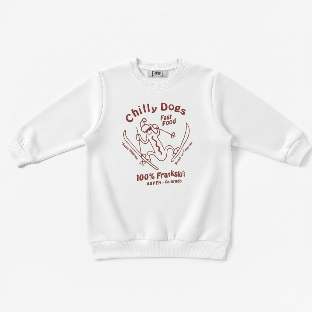 Chilly Dogs Ski Aspen Vintage Crewneck C1129