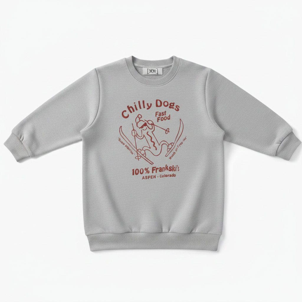 Chilly Dogs Ski Aspen Vintage Crewneck C1129