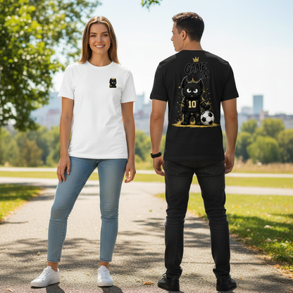 Game On King Cat Soccer Graphic Tee
