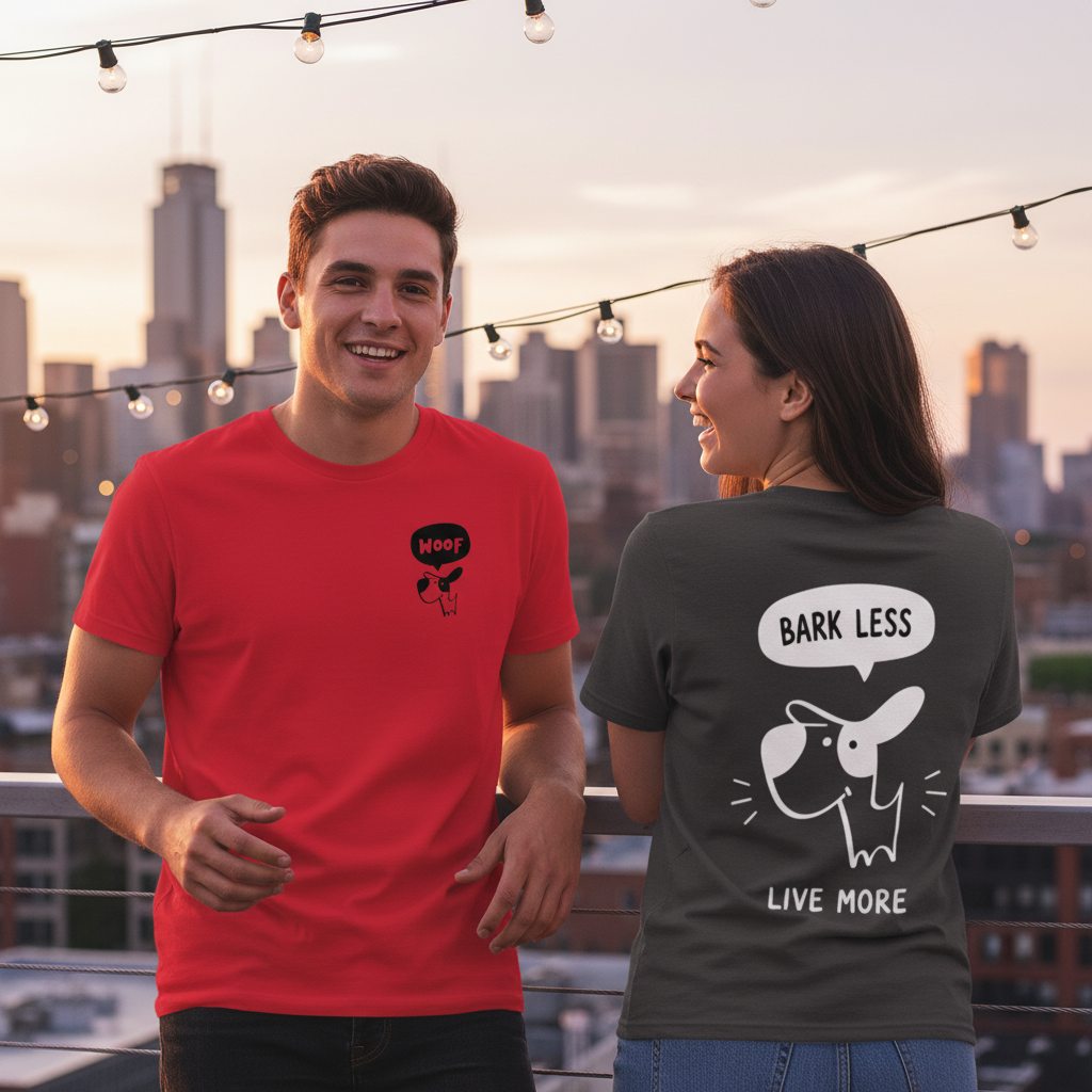 Bark Less, Live More Tee