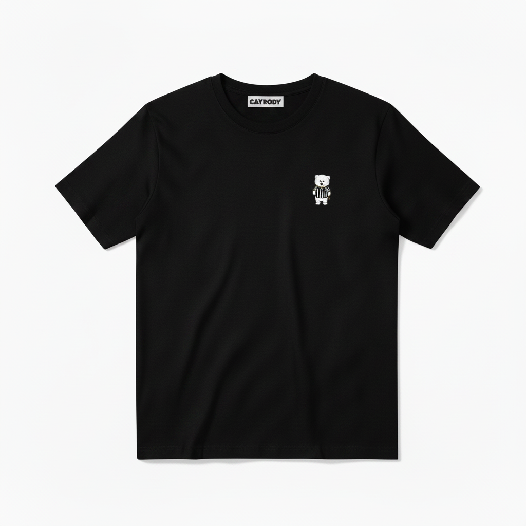 No Barking Fluffy Dog Soccer Referee Graphic Tee