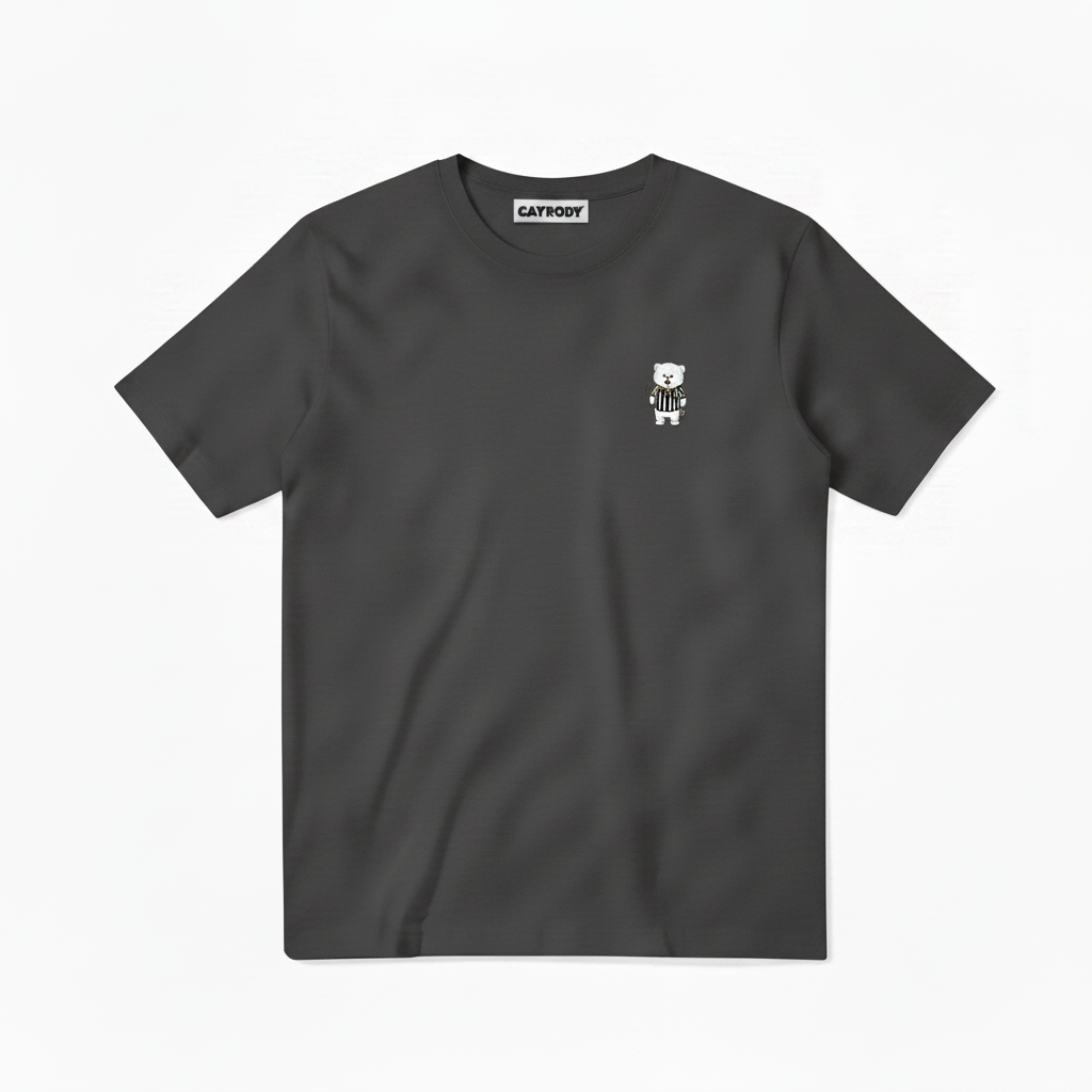No Barking Fluffy Dog Soccer Referee Graphic Tee