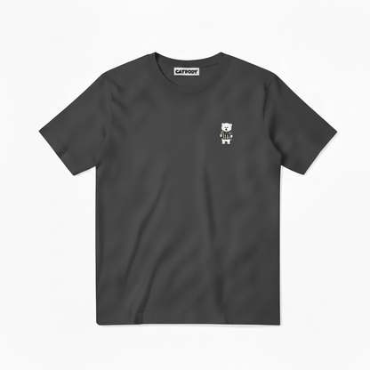 No Barking Fluffy Dog Soccer Referee Graphic Tee