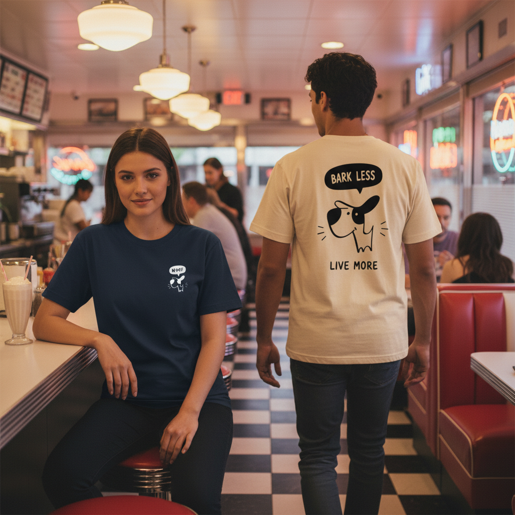 Bark Less, Live More Tee
