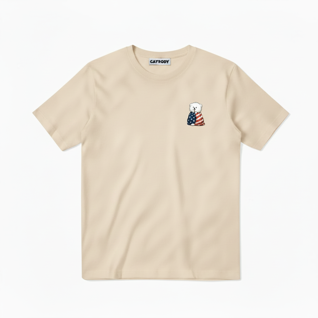 Emotional Support Fluffy Dog Soccer Fan Graphic Tee