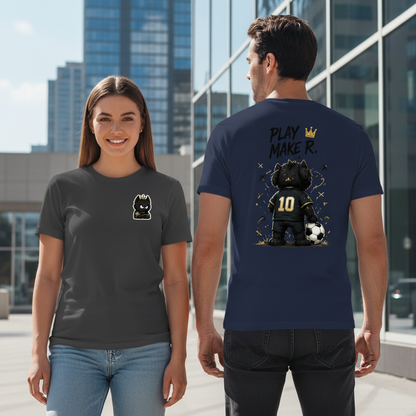 Playmaker King Cat Soccer Graphic Tee