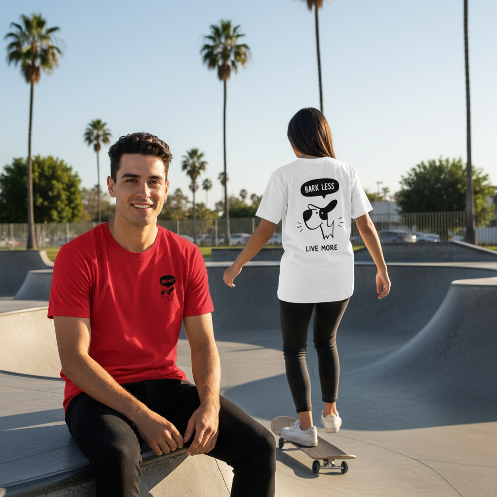 Bark Less, Live More Tee