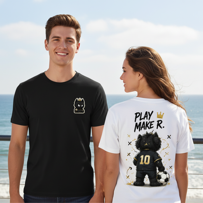 Playmaker King Cat Soccer Graphic Tee