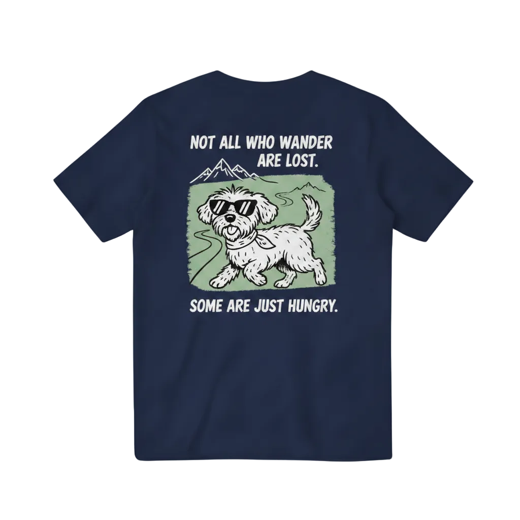 Not All Who Wander Are Lost. Some Are Just Hungry. Tee