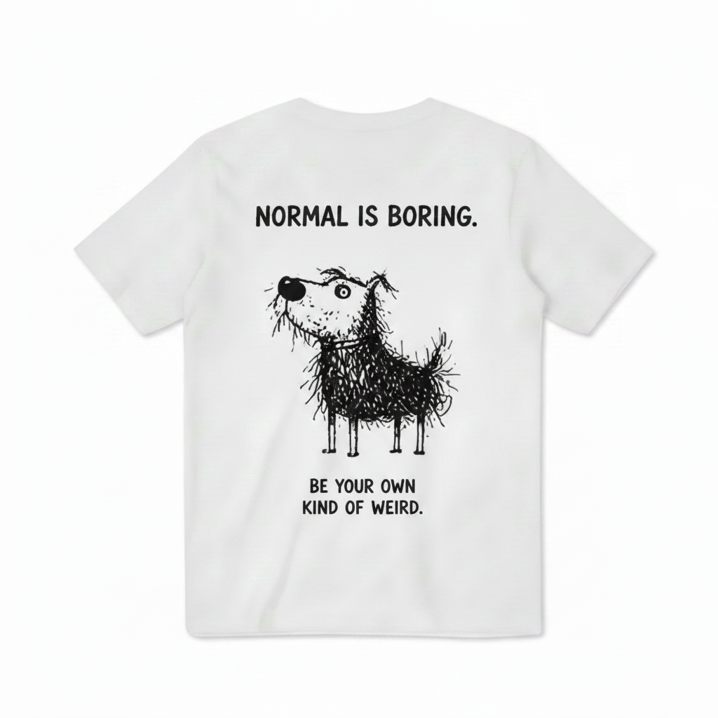 Normal Is Boring Dog Tee
