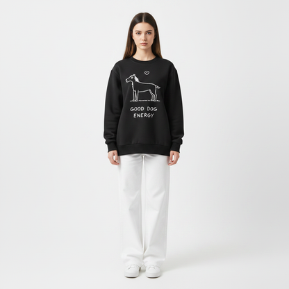 Good Dog Energy Doodle Crewneck C1133