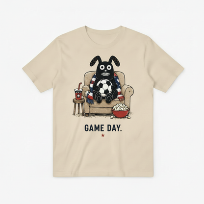 Game Day Funny Soccer Fan Graphic Tee