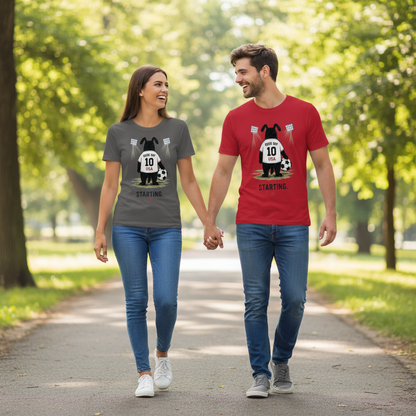 Starting Good Boy USA Funny Soccer Graphic Tee