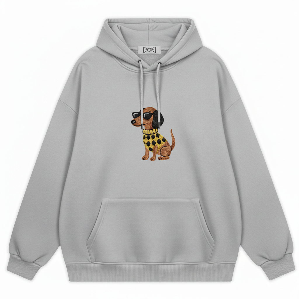 Cool Dog Graphic Hoodie Funny Animal Lover Gift H3000