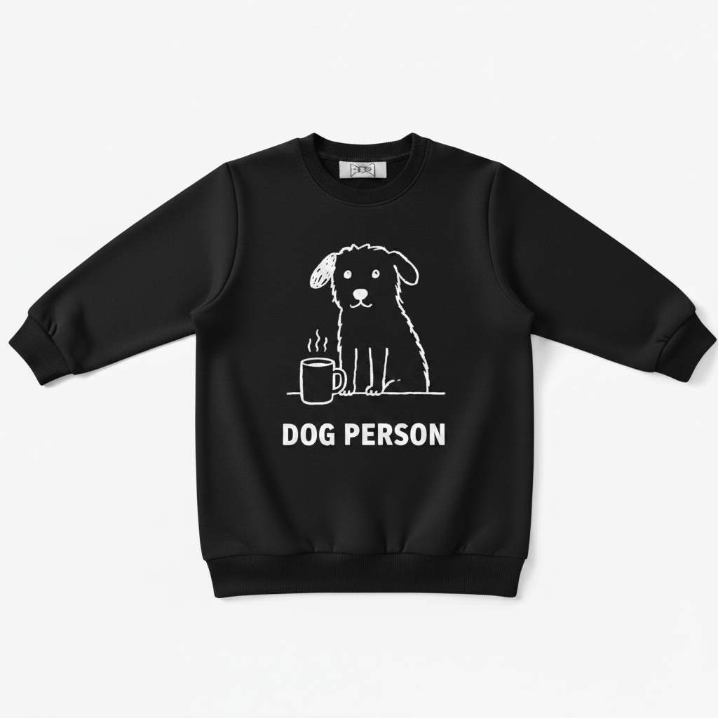 Dog Person Coffee Doodle Crewneck C1132