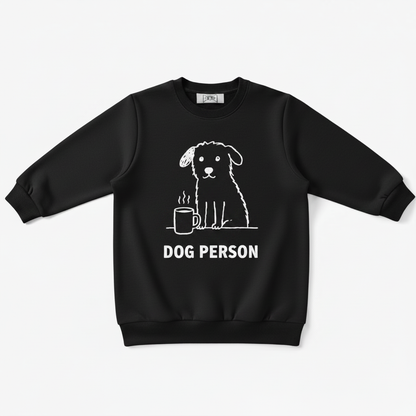 Dog Person Coffee Doodle Crewneck C1132