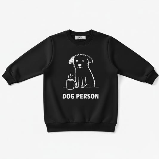 Dog Person Coffee Doodle Crewneck C1132