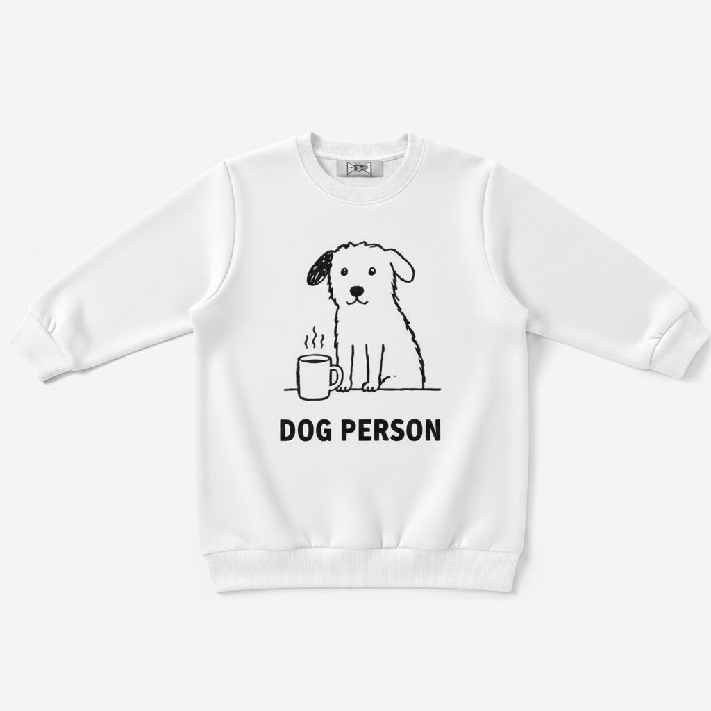 Dog Person Coffee Doodle Crewneck C1132