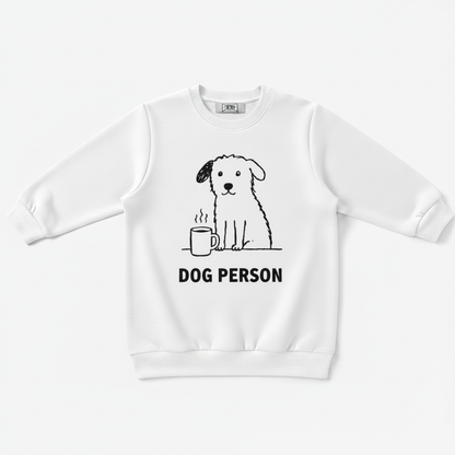 Dog Person Coffee Doodle Crewneck C1132