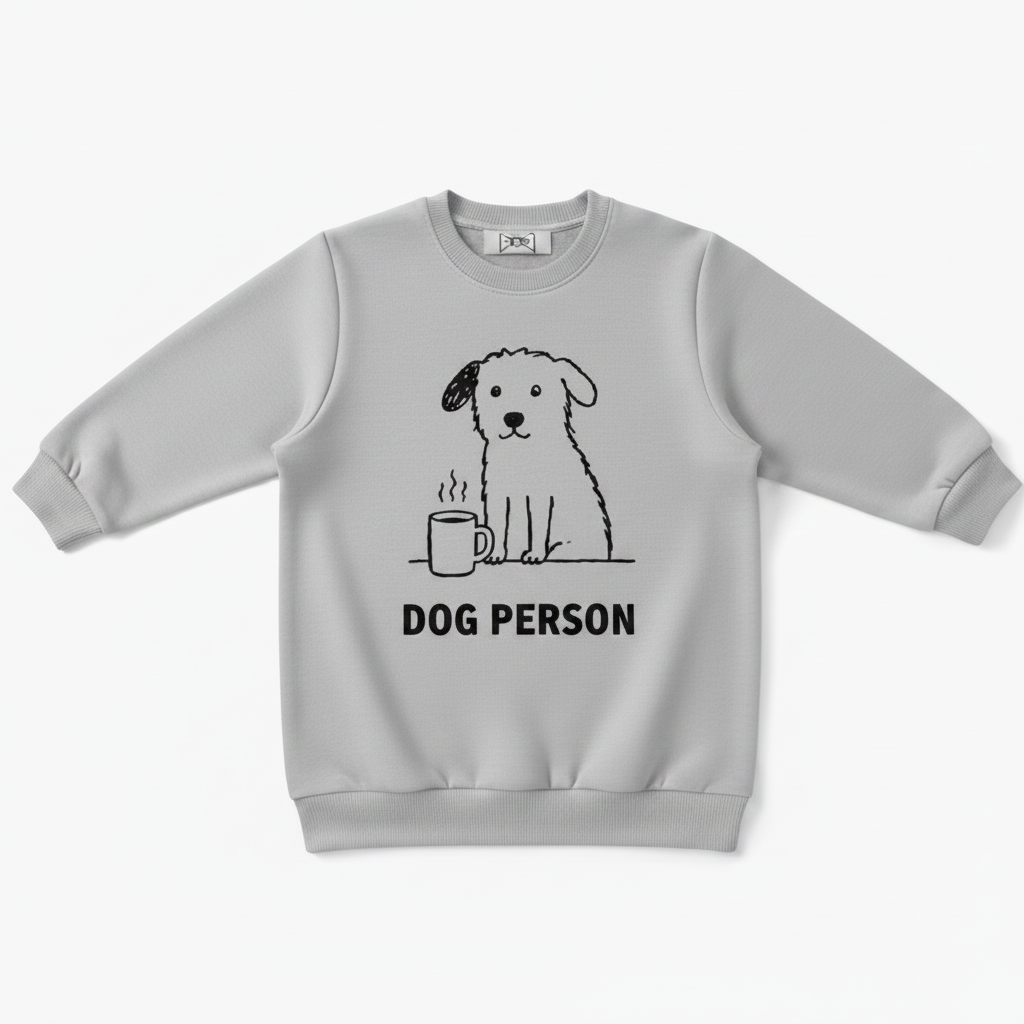 Dog Person Coffee Doodle Crewneck C1132