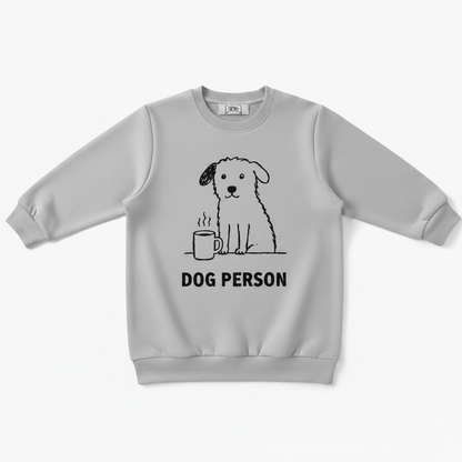 Dog Person Coffee Doodle Crewneck C1132