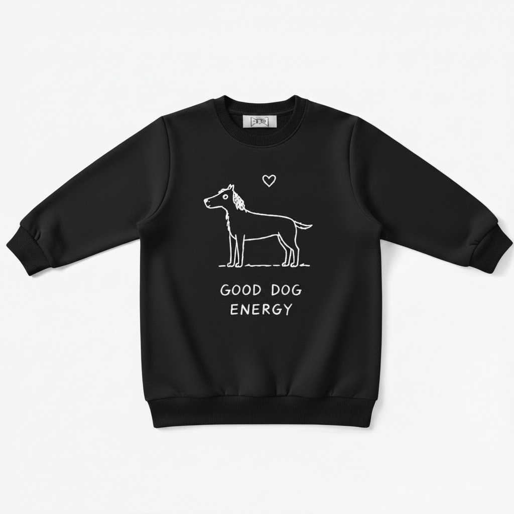 Good Dog Energy Doodle Crewneck C1133
