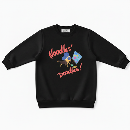 Noodles Doodles Dachshund Artist Crewneck C1134