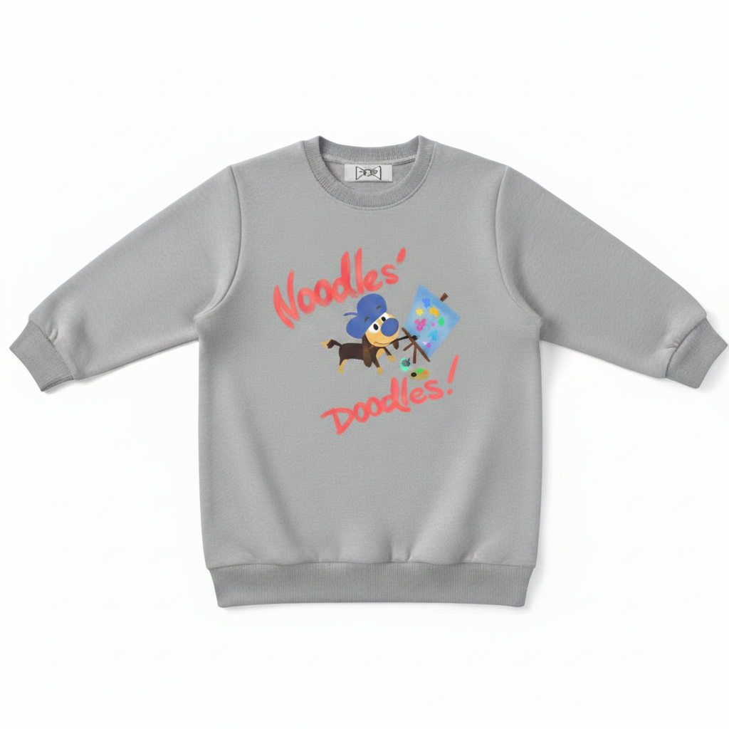 Noodles Doodles Dachshund Artist Crewneck C1134