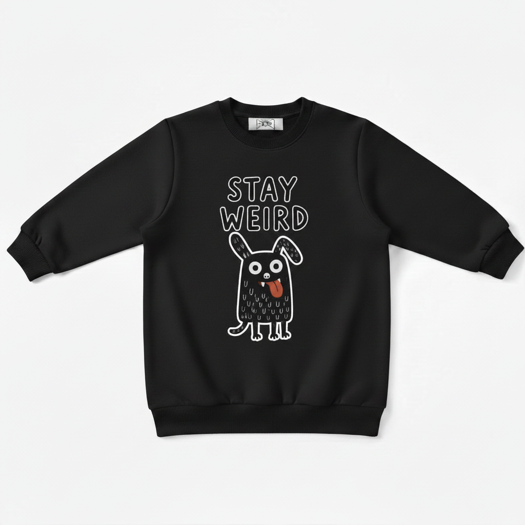 Stay Weird Monster Dog Crewneck C1137