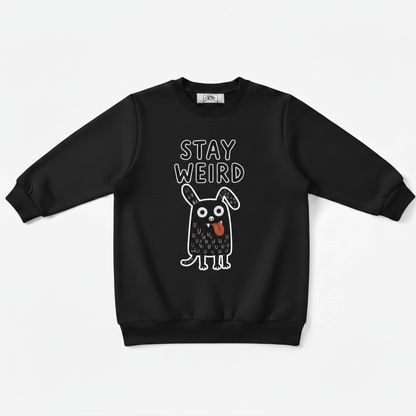 Stay Weird Monster Dog Crewneck C1137