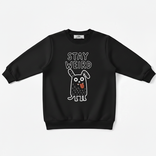 Stay Weird Monster Dog Crewneck C1137