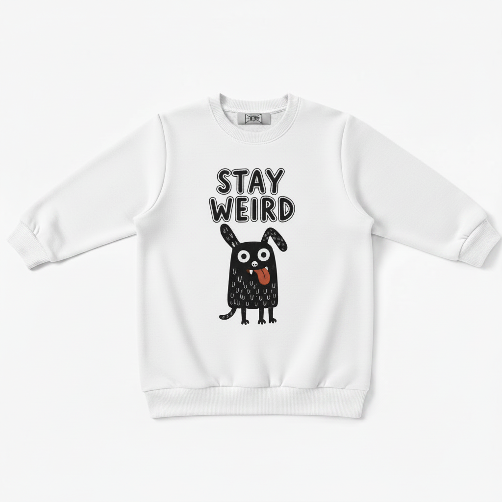 Stay Weird Monster Dog Crewneck C1137