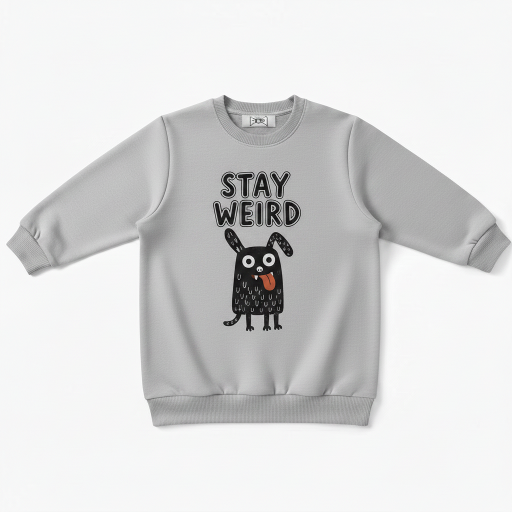 Stay Weird Monster Dog Crewneck C1137