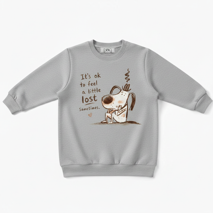 It's Ok To Feel Lost Dog Crewneck C1140