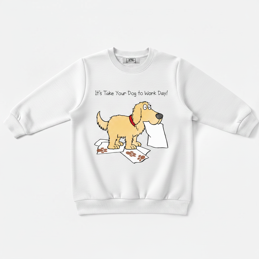 Take Your Dog To Work Day Crewneck C1143