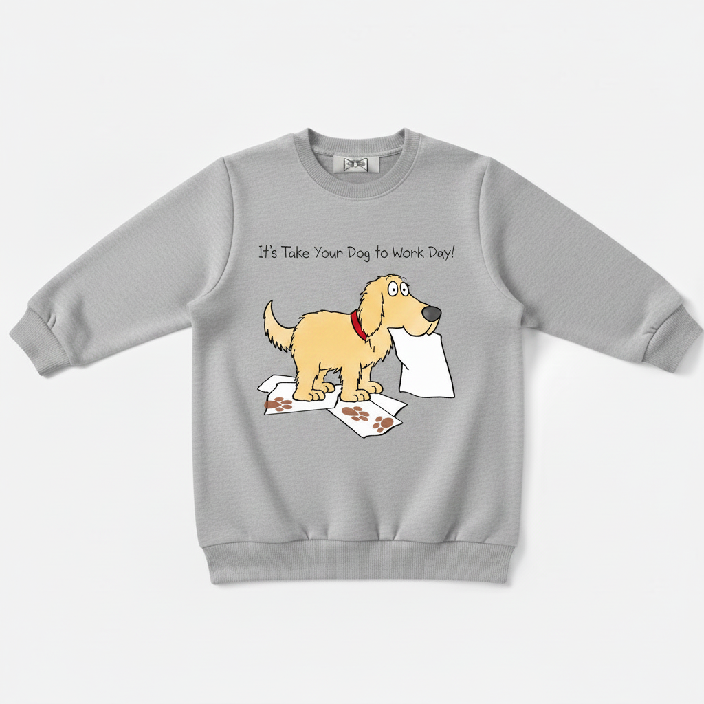 Take Your Dog To Work Day Crewneck C1143